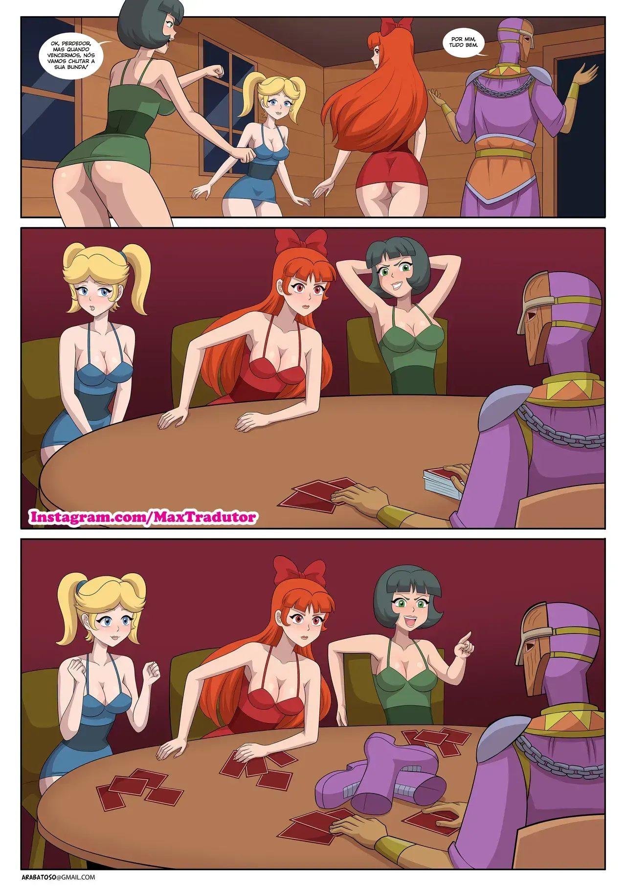 The PowerPuff Girls In a Gable with Chains 04